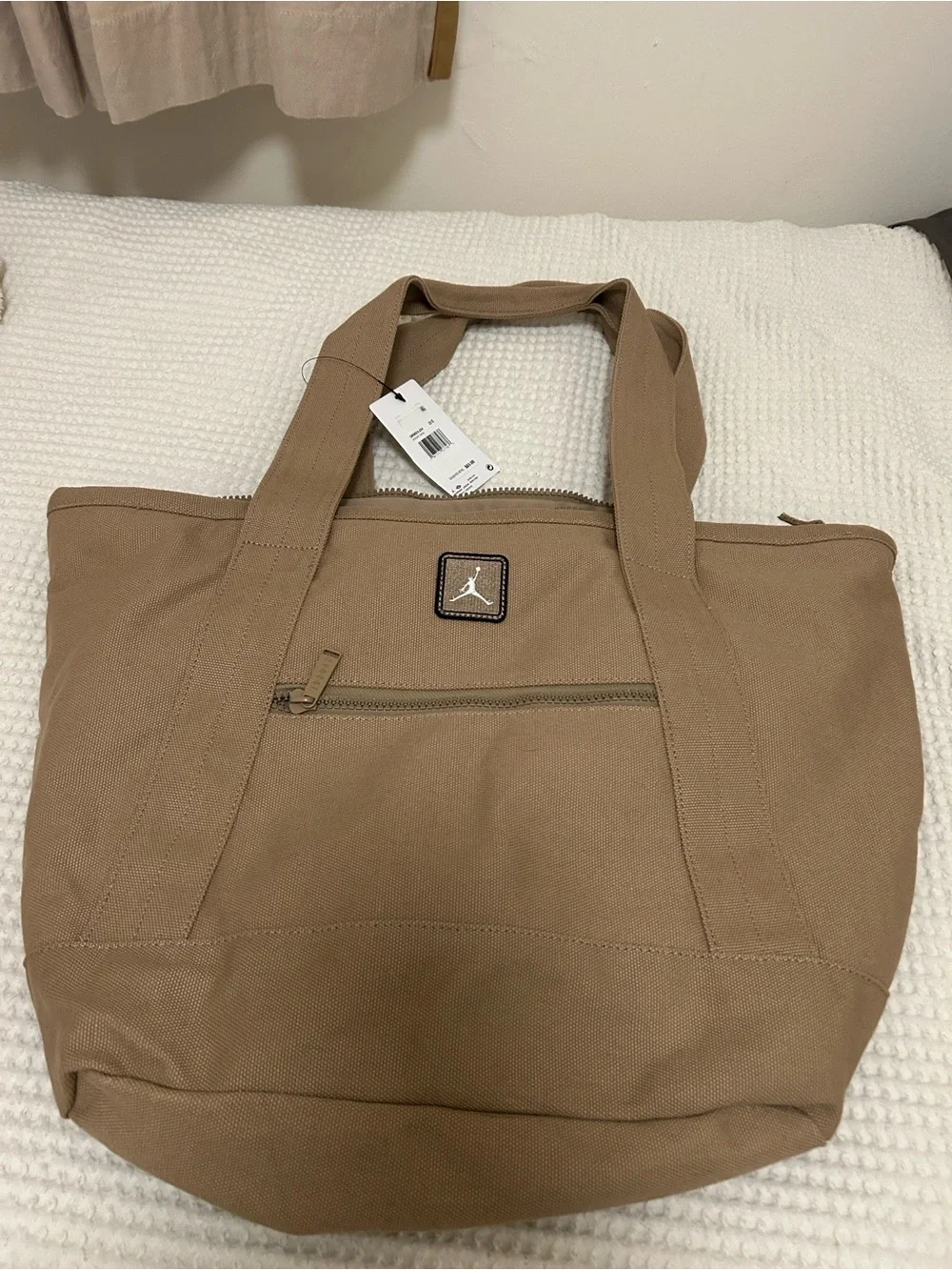 Jump man Jordan Brown Canvas Tote Bag - Men's Everyday Carry